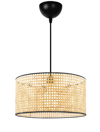 Heronia IK-VIENNA Kremasto Fotistiko Orofis Bamboo/Rattan Monofoto E27 F38x80cm 14-0209